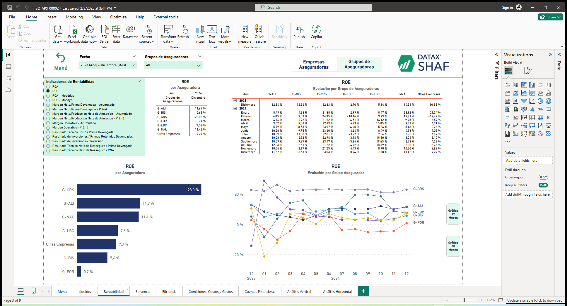 SHAF Insurance - Financial Analysis Tool for the Insurance Sector