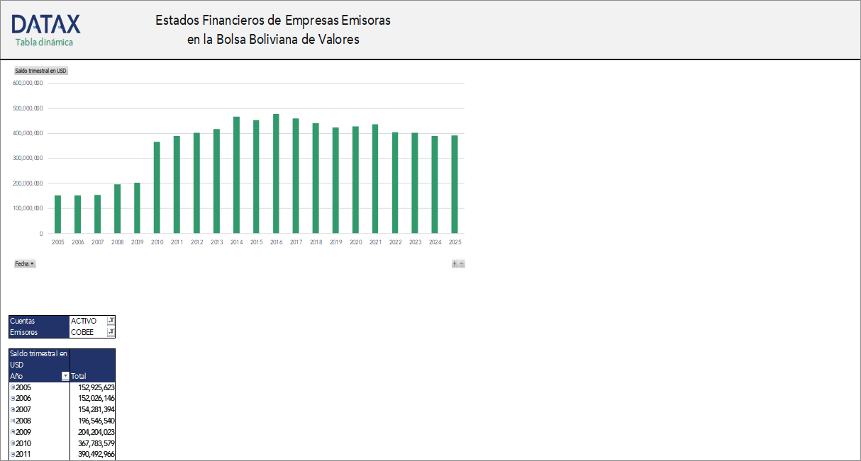 Financial Statements of Issuing Companies on the Bolivian Stock Exchange