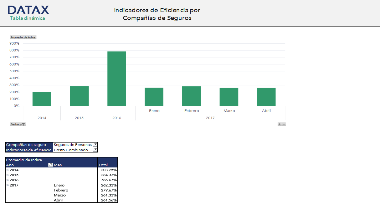 Efficiency Indicators for Insurance Companies